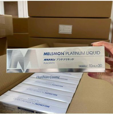 Nhau thai ngựa Melsmon Platinum Liquid Placenta Nhật Bản